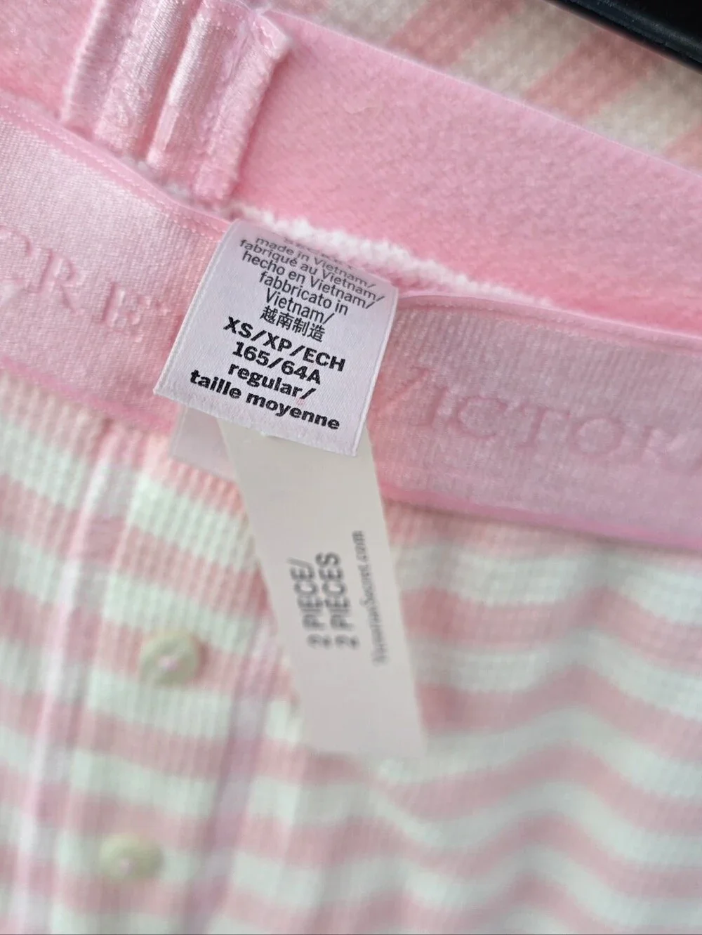 Victoria's SecretSoft Thermal Henley Long Pajama Set - Picture 4 of 5